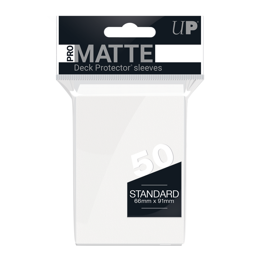 Ultra PRO: Standard 50ct Sleeves - PRO-Matte (White)