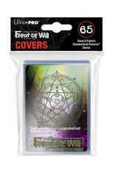 Ultra PRO: Standard 65ct Sleeve Covers - Force of Will (Gold Magic Circle / Black Stone Promo)