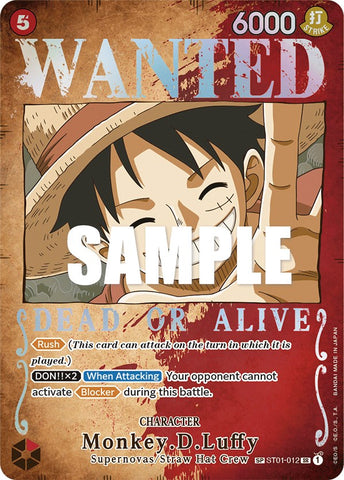 Monkey.D.Luffy (Wanted Poster) [Pillars of Strength]