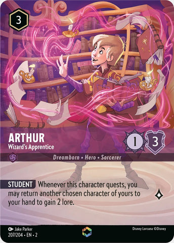 Arthur - Wizard's Apprentice (Alternate Art) (207/204) [Rise of the Floodborn]