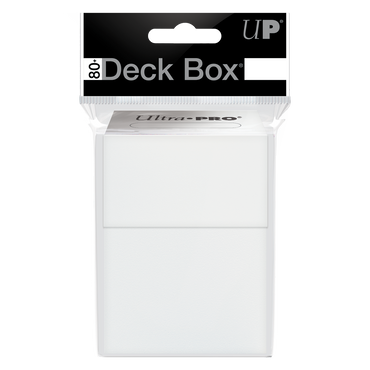 Ultra PRO: 80+ Deck Box - White