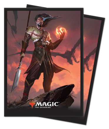 Ultra PRO: Standard 80ct Sleeves - 2019 Core Set (Sarkhan, Fireblood)