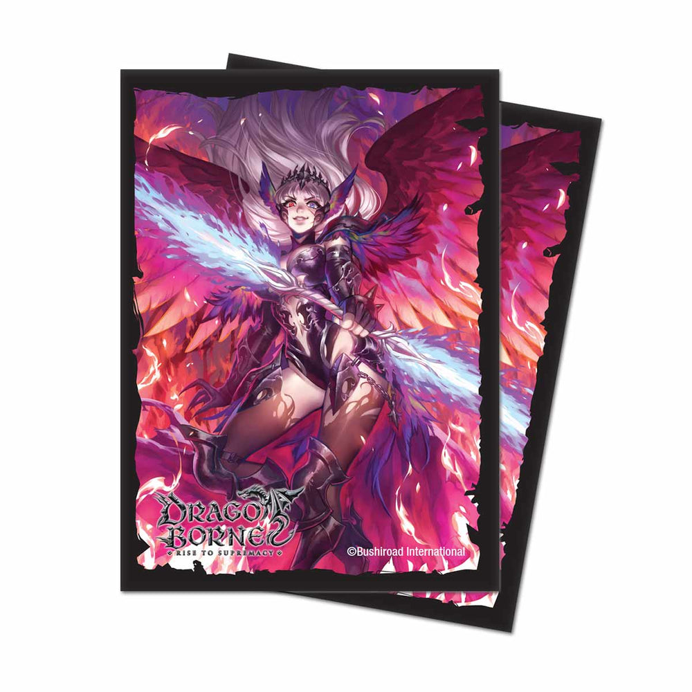 Ultra PRO: Standard 65ct Sleeves - Dragoborne Oath of Blood (Red Angel)