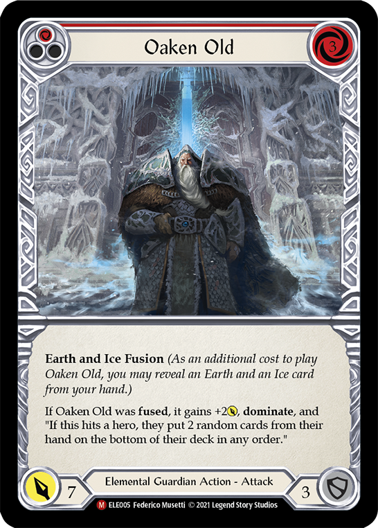 Oaken Old [ELE005] (Tales of Aria)  1st Edition Rainbow Foil