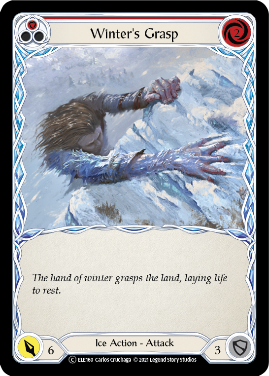 Winter's Grasp (Red) [U-ELE160] (Tales of Aria Unlimited)  Unlimited Normal