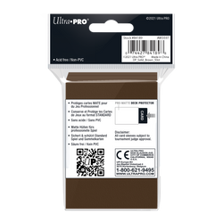 Ultra PRO: Standard 50ct Sleeves - PRO-Matte (Brown)