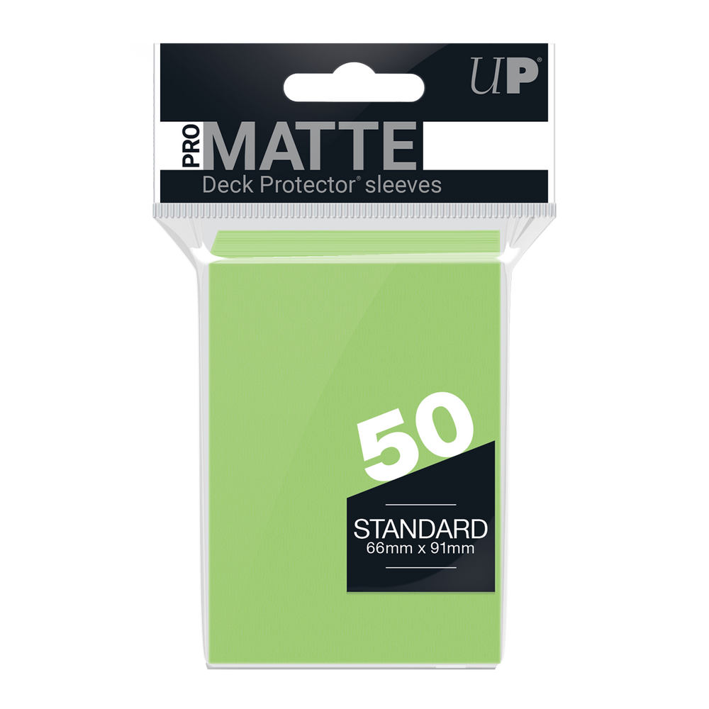 Ultra PRO: Standard 50ct Sleeves - PRO-Matte (Lime Green)