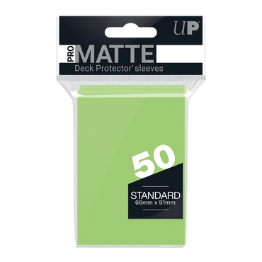 Ultra PRO: Standard 50ct Sleeves - PRO-Matte (Lime Green)