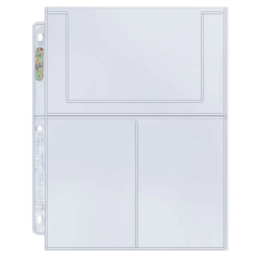 Ultra PRO: Platinum Hologram 3-Pocket Pages - 3-Holes (4" x 6" / 100-Pack)