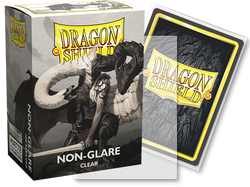 Dragon Shield: Standard 100ct Sleeves - Clear (Non-Glare Matte)