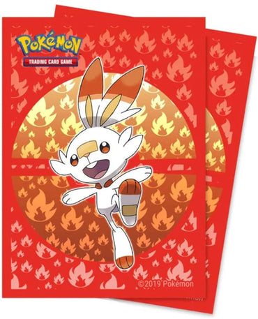 Ultra PRO: Standard 65ct Sleeves - Pokemon (Sword & Shield Galar Starters - Scorbunny)