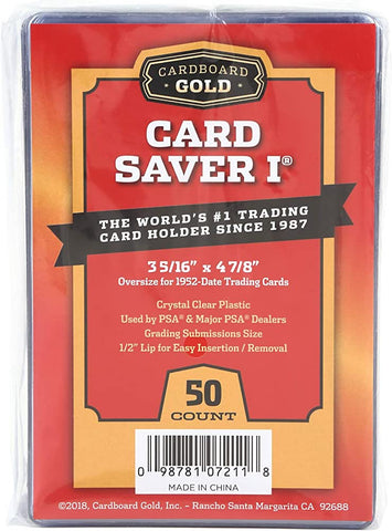 Cardboard Gold Card Saver 1 (50 count)