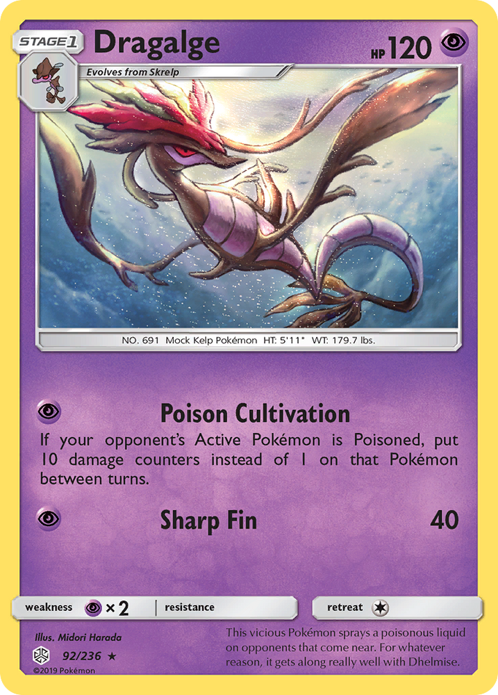 Dragalge (92/236) [Sun & Moon: Cosmic Eclipse]