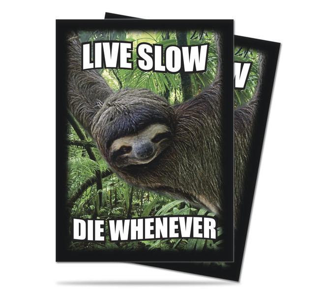 Ultra PRO: Standard 50ct Sleeves - Pop Culture (Live Slow, Die Whenever Sloth)