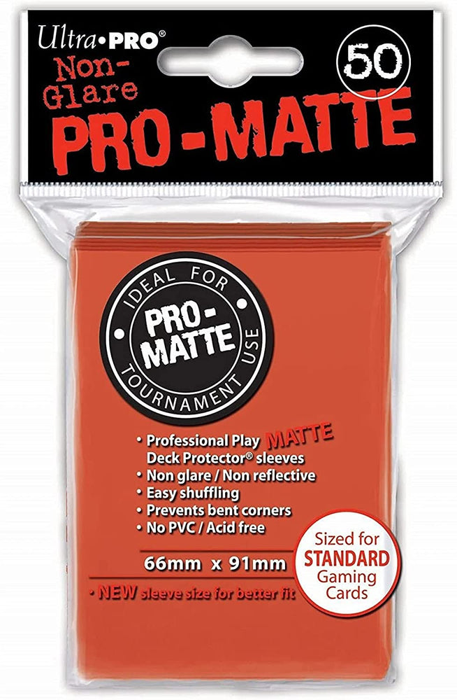 Ultra PRO: Standard 50ct PRO-Matte Sleeves (Peach)