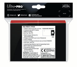 Ultra PRO: Standard 100ct Sleeves - Eclipse Matte (Apple Red)