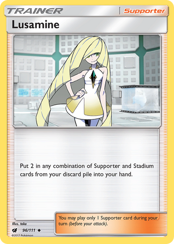 Lusamine (96/111) [Sun & Moon: Crimson Invasion]