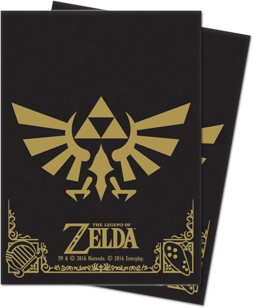 Ultra PRO: Standard 65ct Sleeves - The Legend of Zelda (Black & Gold)