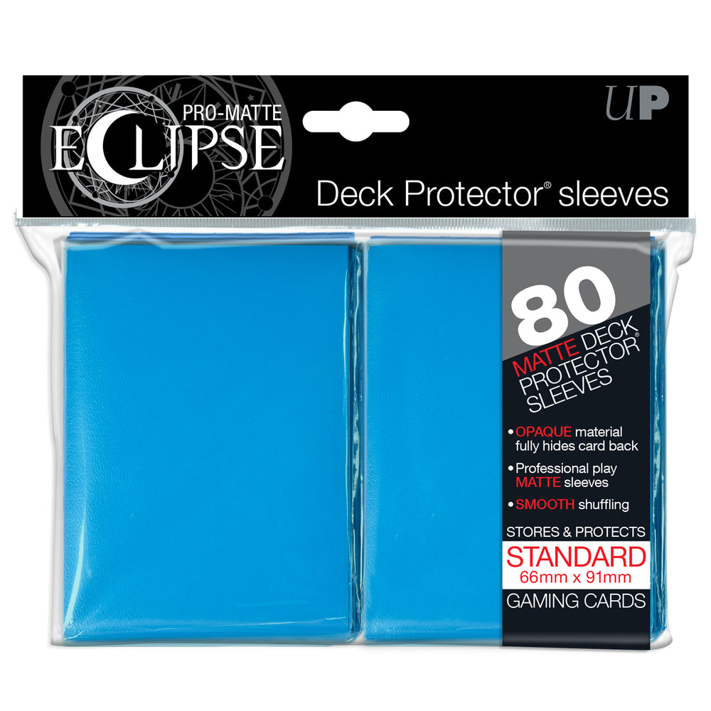 Ultra PRO: Standard 80ct Sleeves - PRO-Matte Eclipse (Light Blue)