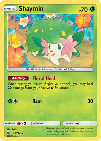 Shaymin (33/214) [Sun & Moon: Lost Thunder]