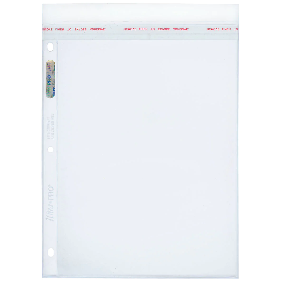 Ultra PRO: Comic 1-Pocket Pages - 3-Holes (100-Pack)