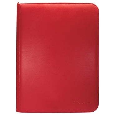 Ultra PRO: 9-Pocket Zippered PRO-Binder - Vivid (Red)