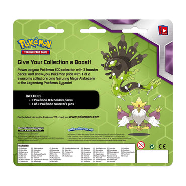 XY: Fates Collide - 3-Pack Pin Blister (Zygarde)