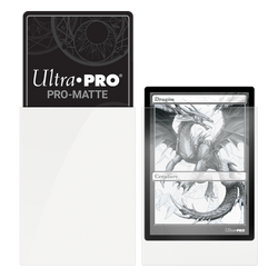 Ultra PRO: Standard 50ct Sleeves - PRO-Matte (White)