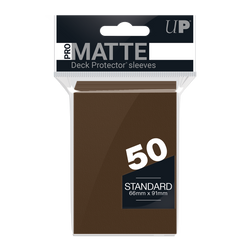 Ultra PRO: Standard 50ct Sleeves - PRO-Matte (Brown)