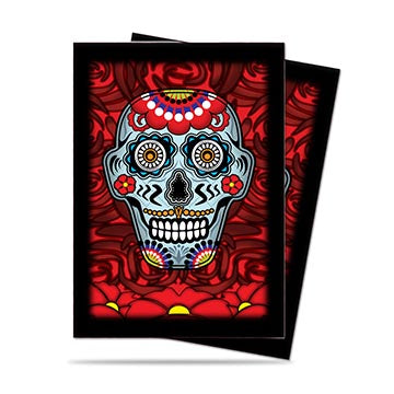 Ultra PRO: Standard 50ct Sleeves - Dia De Los Muertos (Blue Skull)