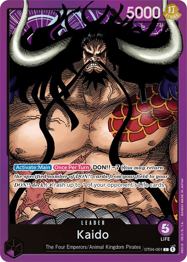 Kaido (ST04-001) [Starter Deck: Animal Kingdom Pirates]