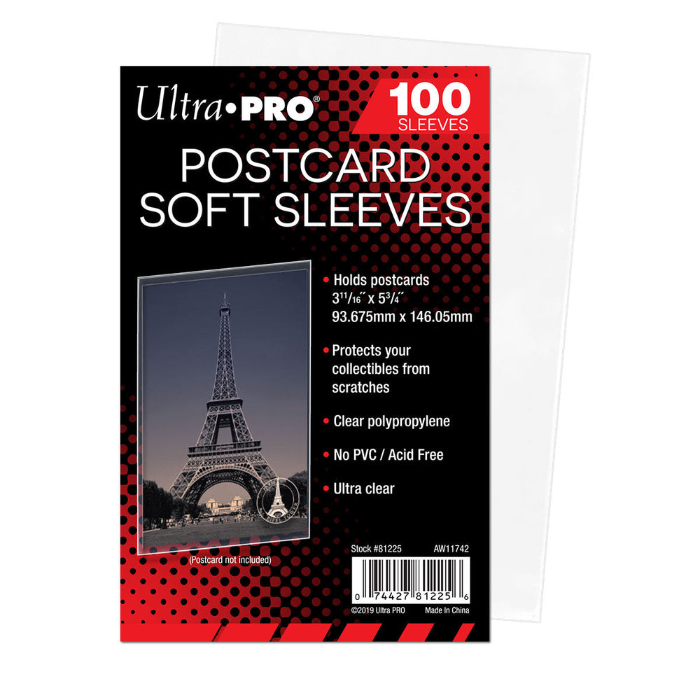 Ultra PRO: 100ct Soft Sleeves - Postcard