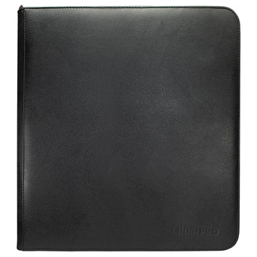 Ultra PRO: 12-Pocket Zippered PRO-Binder - Vivid (Black)