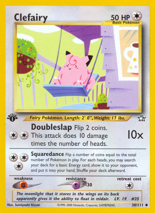 Clefairy (30/111) [Neo Genesis 1st Edition]