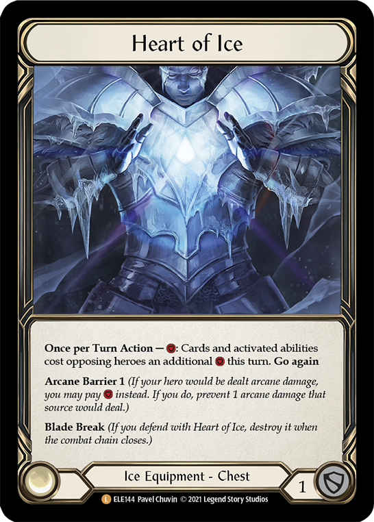 Heart of Ice [ELE144] (Tales of Aria)  1st Edition Cold Foil