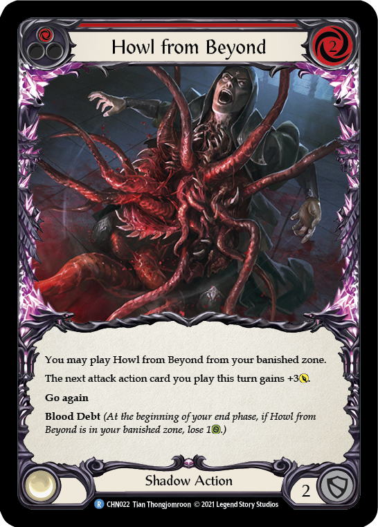 Howl from Beyond (Red) [CHN022] (Monarch Chane Blitz Deck)