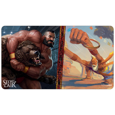 Ultra PRO: Playmat - Secret Lair (Zangief, the Red Cyclone & Dhalsim, Pliable Pacifist)