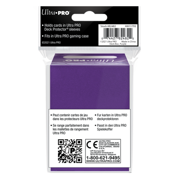 Ultra PRO: Deck Box - Solid Color (Purple)