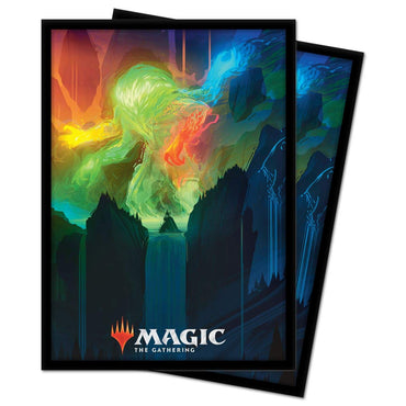 Ultra PRO: Standard 100ct Sleeves - Zendikar Rising (Omnath, Locus of Creation)