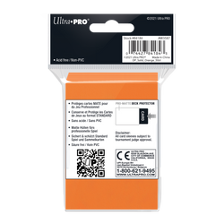 Ultra PRO: Standard 50ct Sleeves - PRO-Matte (Orange)