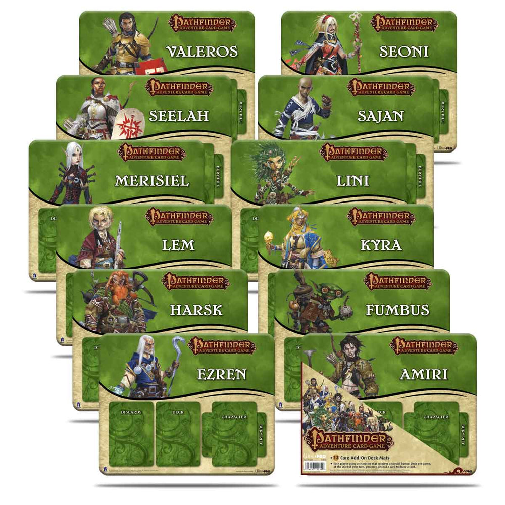 Ultra PRO: Playmat - Pathfinder (12 Core add-on Deck Mats)