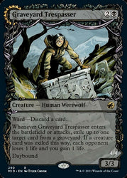 Graveyard Trespasser // Graveyard Glutton (Showcase Equinox) [Innistrad: Midnight Hunt]