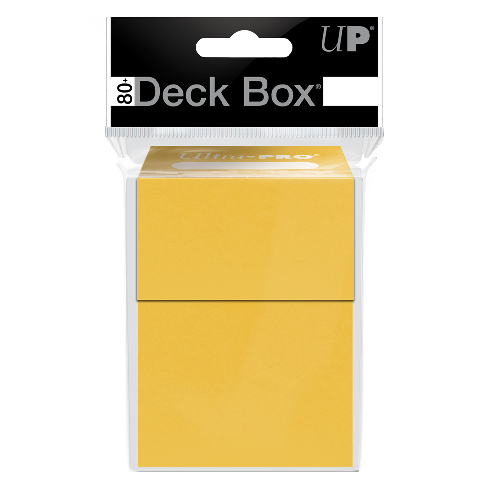 Ultra PRO: Deck Box - Solid Color (Yellow)