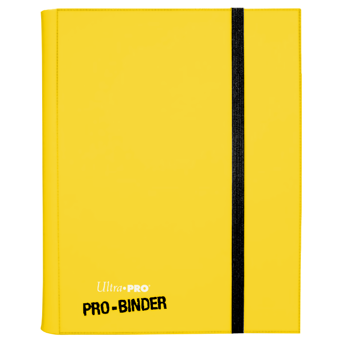 Ultra PRO: 9-Pocket Side-Loading PRO-Binder (Yellow)