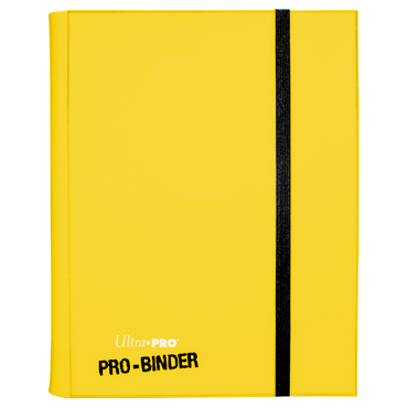 Ultra PRO: 9-Pocket Side-Loading PRO-Binder (Yellow)