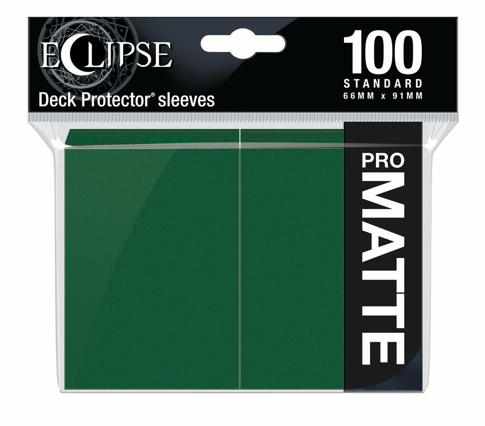 Ultra PRO: Standard 100ct Sleeves - Eclipse Matte (Forest Green)