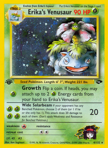 Erika's Venusaur (4/132) [Gym Challenge 1st Edition]