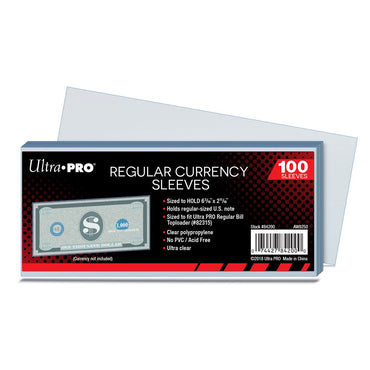 Ultra PRO: 100ct Soft Sleeves - Currency