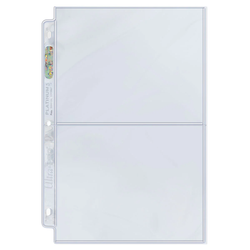 Ultra PRO: Platinum Hologram 2-Pocket Pages - 3-Holes (5" x 7" / 100-Pack)