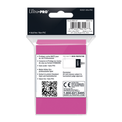 Ultra PRO: Standard 50ct Sleeves - PRO-Matte (Bright Pink)